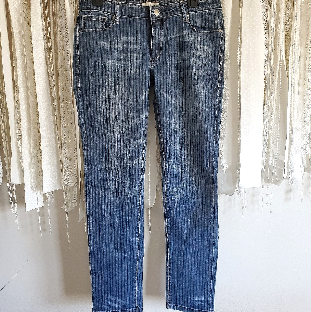 Wax Jean LA Pinstripe Denim Jeans